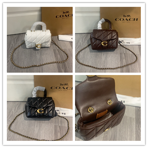 コーチ 9月新作 Tabbyシリーズ CCC12 トップハンドルバッグ｜高級感溢れるデザイン｜18×23×7cm｜精巧で優雅な手提式・Tabby家族新作
