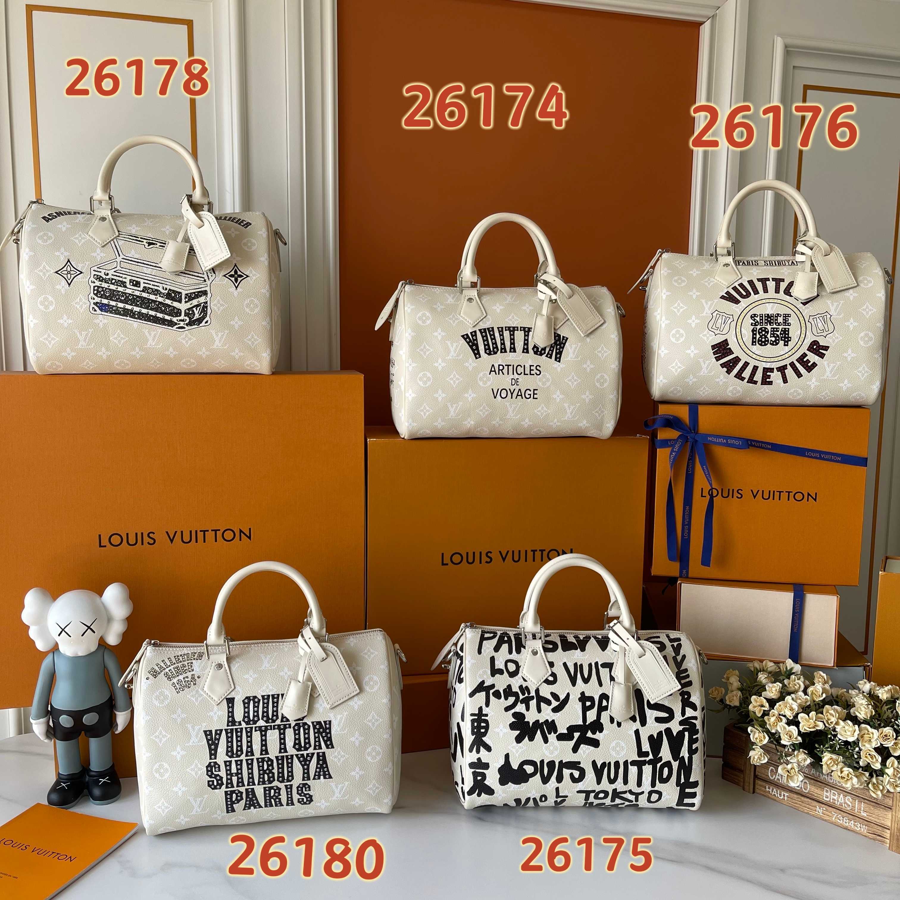 ルイ・ヴィトン「スピーディ30 グラフィティ ピロートン トラベルバッグ」：モノグラムとストリートアートの融合、高級感ある多機能バッグ