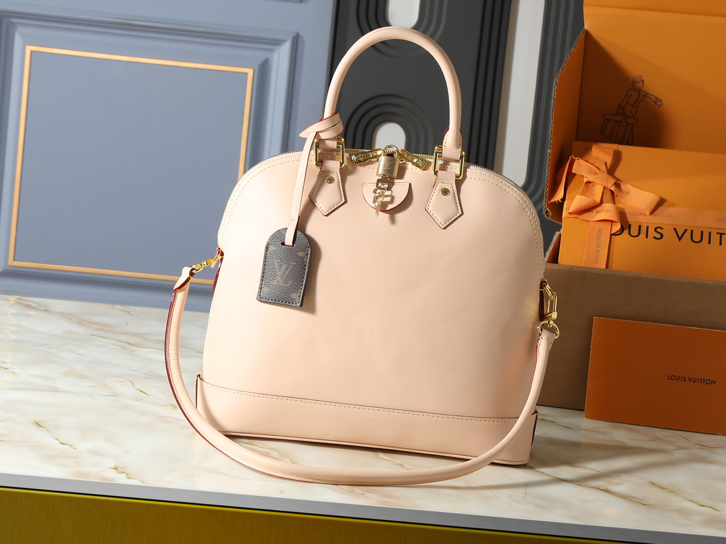 ルイ・ヴィトン アルマ PM ヴァカンス シリーズ レザー ハンドバッグ アニバーサリー モデル