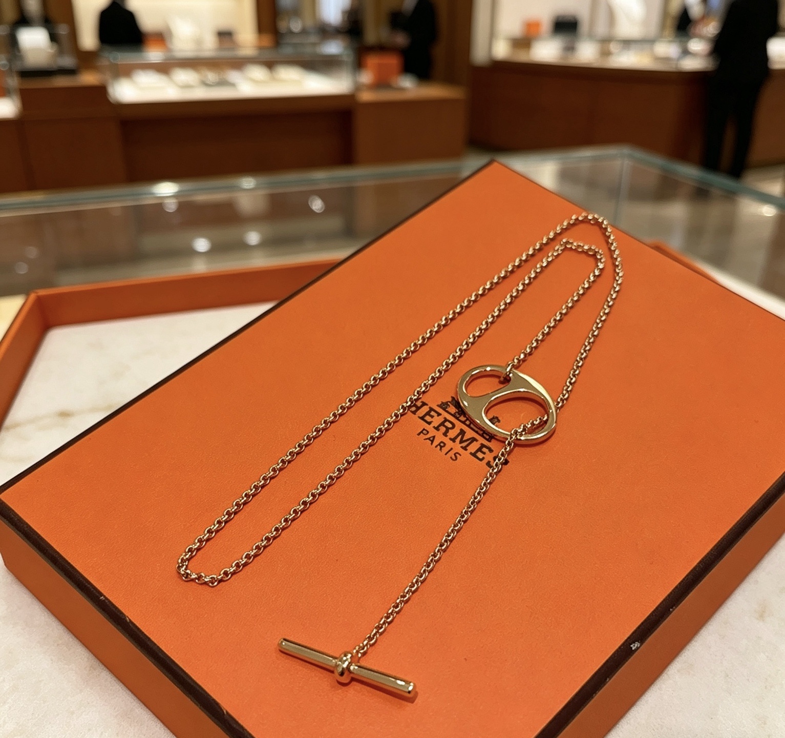 【Hermès エルメス】ピッグノーズ ネックレス【最新作】 ｜輸入高級チェーン採用｜専門店品質｜ユニセックス対応｜今季最注目の鉄板アイテム