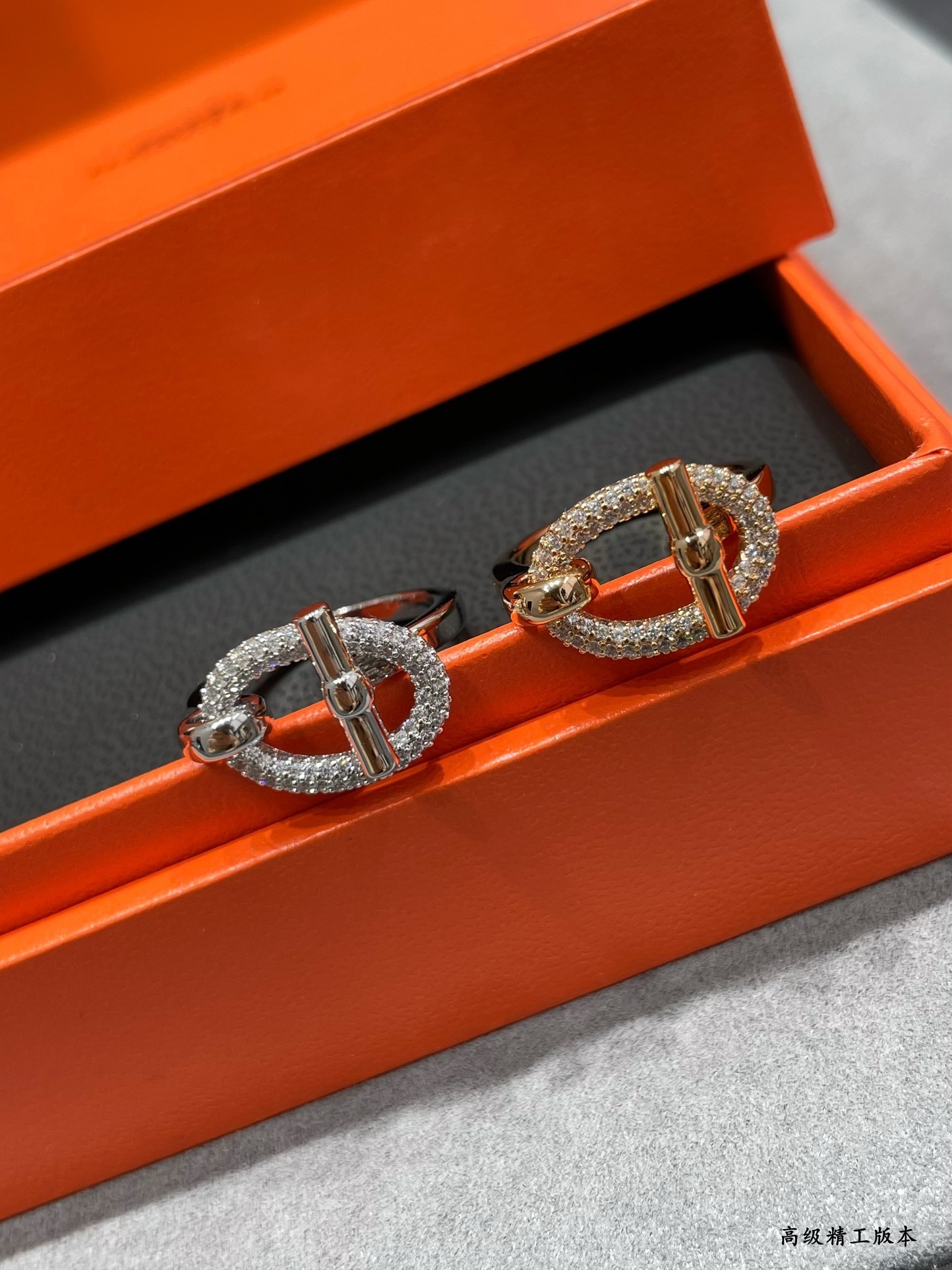 【Hermès エルメス】楕円形 OT リング ｜ZP型採用・分割組立構造｜手作業による鏨（たがね）留め｜Size 6/7/8