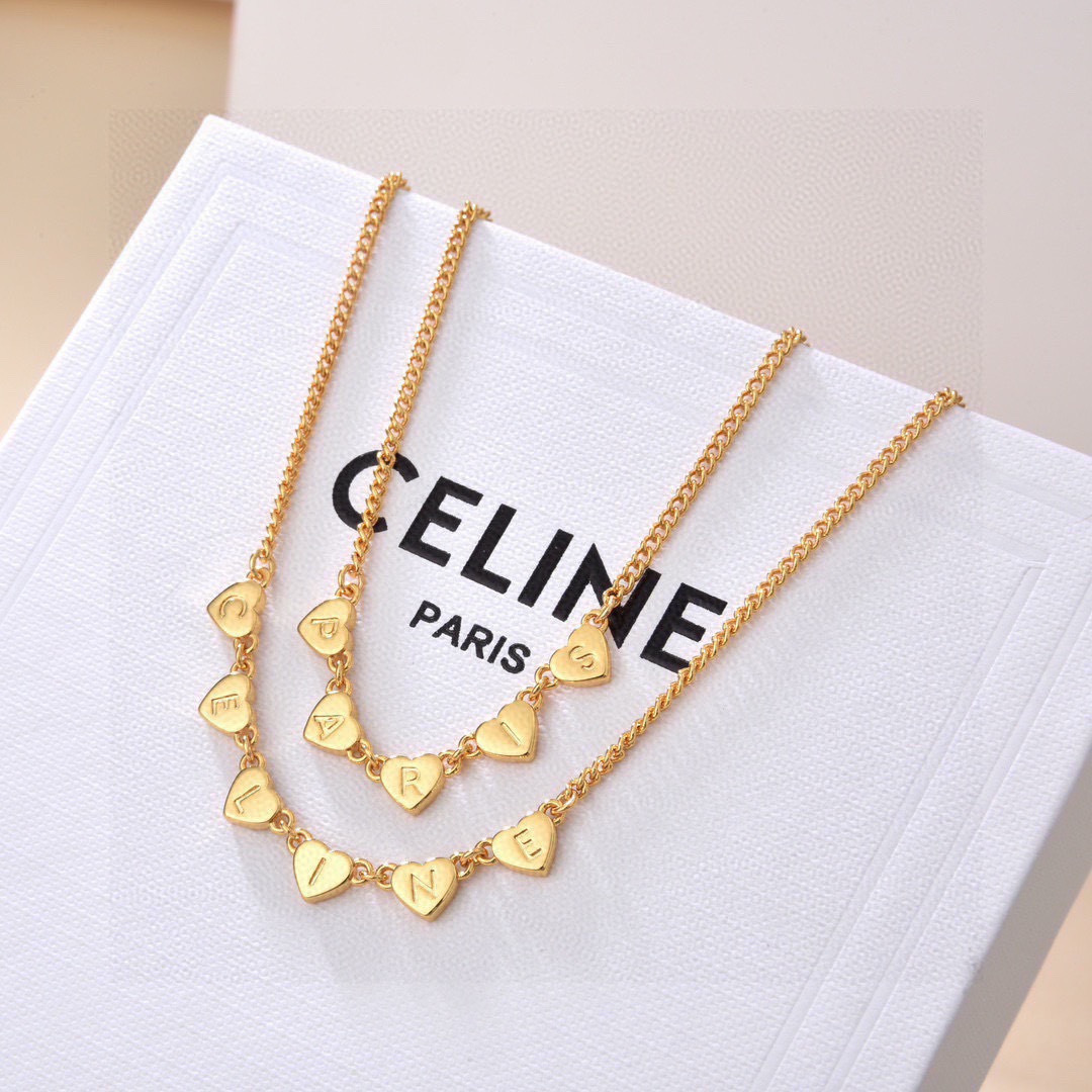 【CELINE セリーヌ】新作ジュエリーセット｜型破りなデザインが魅力のレディースネックレス＆イヤリング