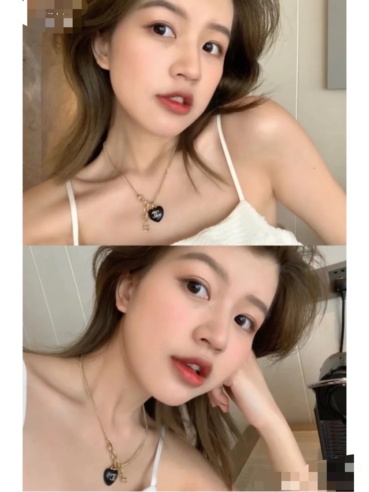CHANEL シャネル】スペード型 ペンダント ネックレス｜ヴィンテージな黒が映える 甘辛MIXの注目モデル