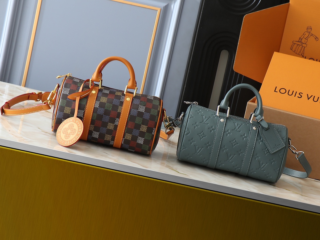 ルイ・ヴィトン「Keepall Bandoulière 25 グレイン革エディション