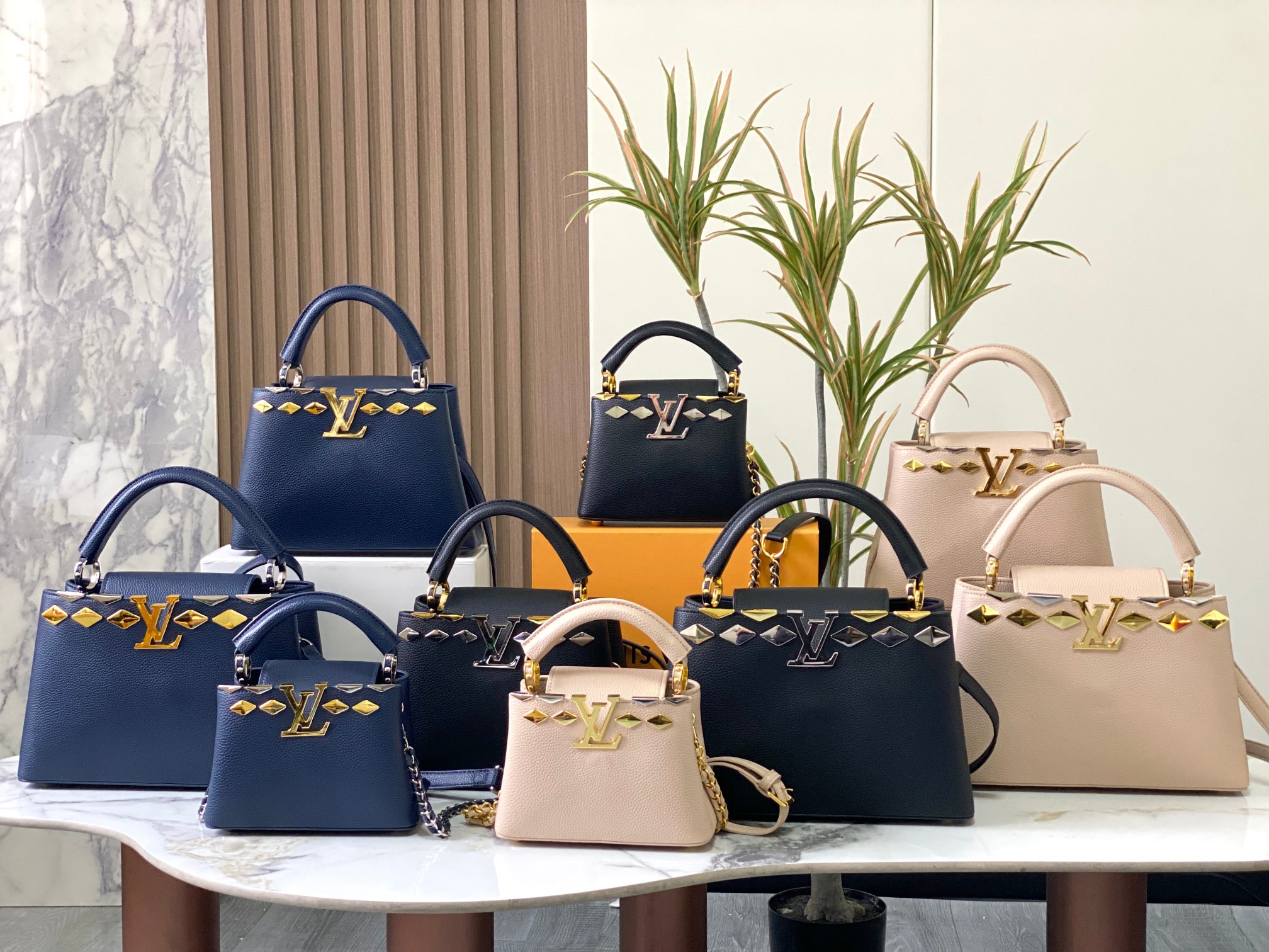 LOUIS VUITTON Capucines MM ハンドバッグ