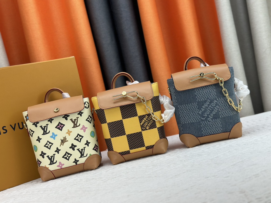 LOUIS VUITTON Nano Steamer ダミエ デニム