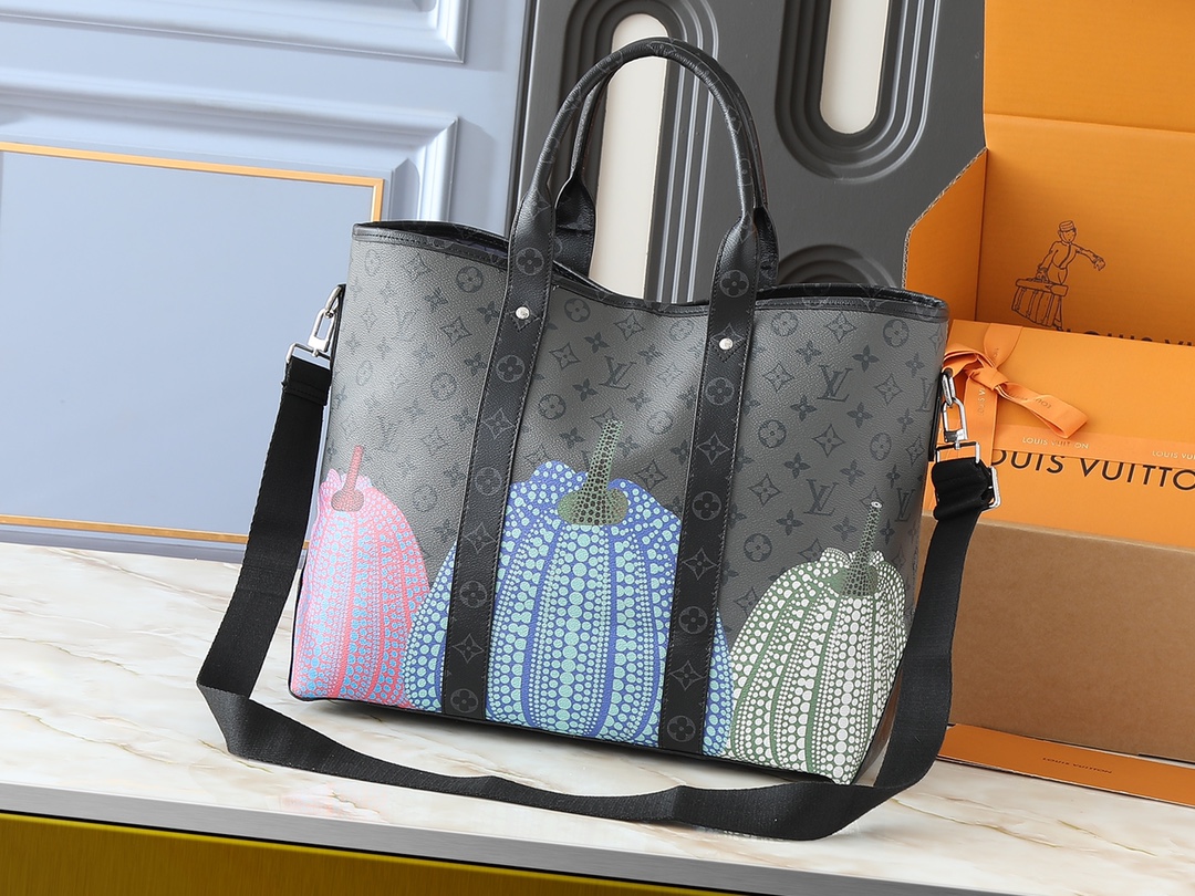 ルイ・ヴィトン × 草間弥生 コレクション LV x YK WEEKEND TOTE（モノグラムエクリプスリバース×南瓜）