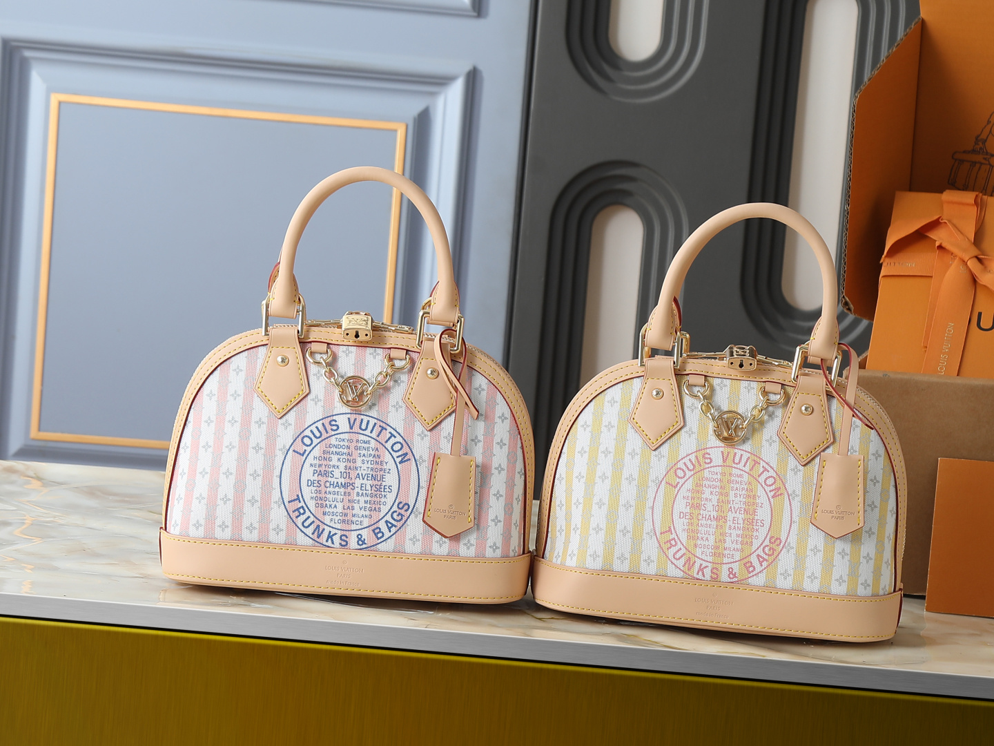 【超激レア・限定セット】ルイ・ヴィトン アルマ BB - LV スタンプ コレクション ミニモノグラム＆ビーチハット付属 コート・ダジュールの夏
