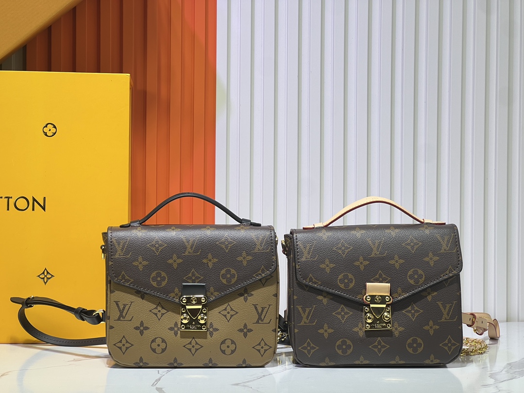 ルイ・ヴィトン Pochette Métis バッグ​​  ～モノグラムとモノグラムリバースのコントラスト、二つのショルダーストラップで多様なスタイルを実現