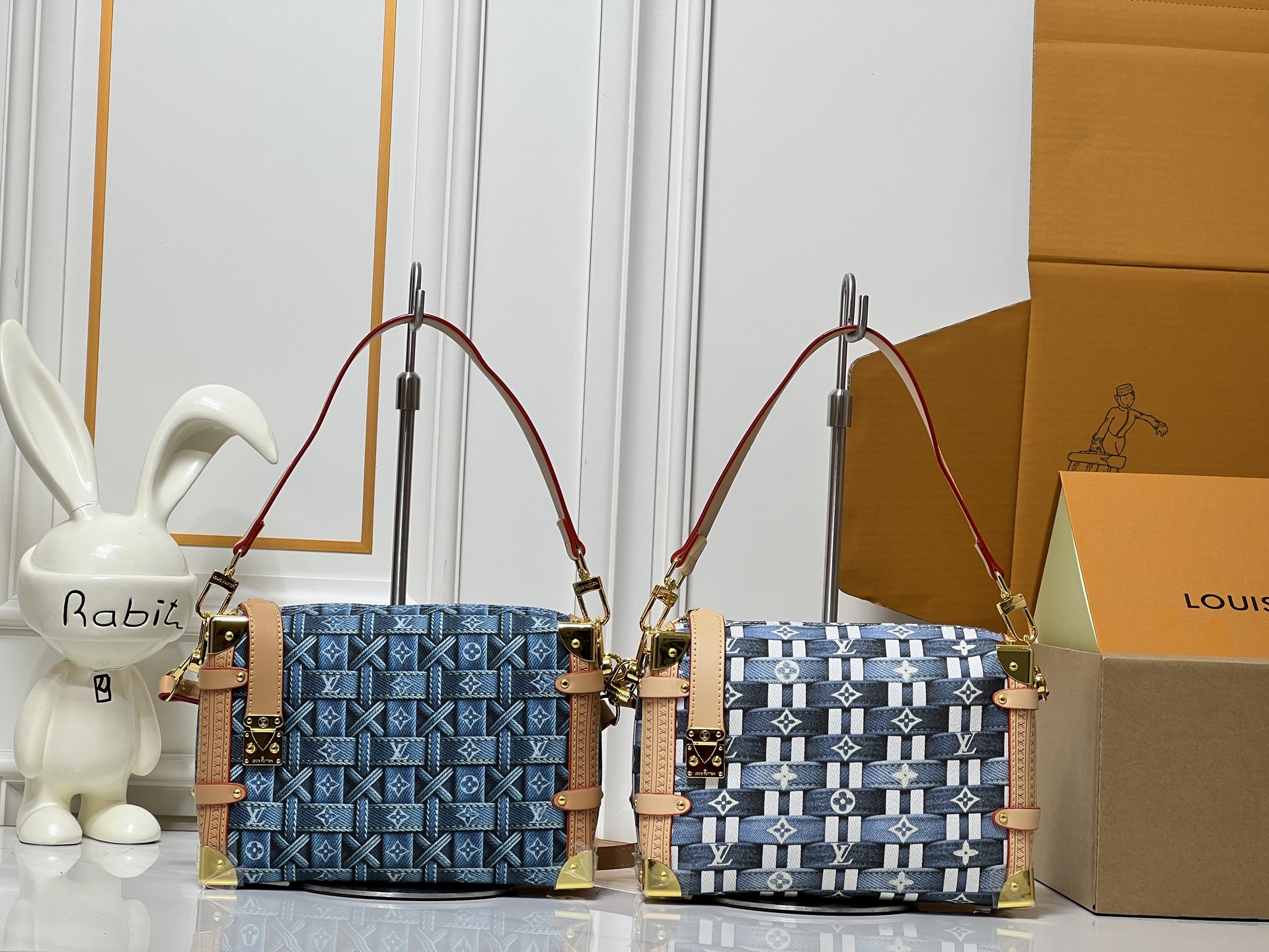 LV サイド・トランク｜デニム織りモノグラム・リヴェルス🤍 アートと職人技が融合した唯一無二の逸品