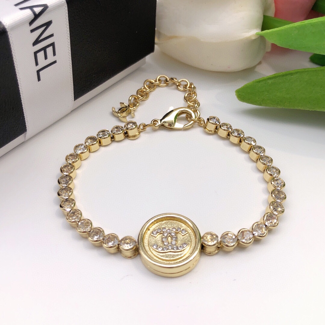 シャネル ダブルC ブレスレット✨ 正規品1:1再現・CNC精密加工！ディテールに完璧を極めた至高の逸品💎
