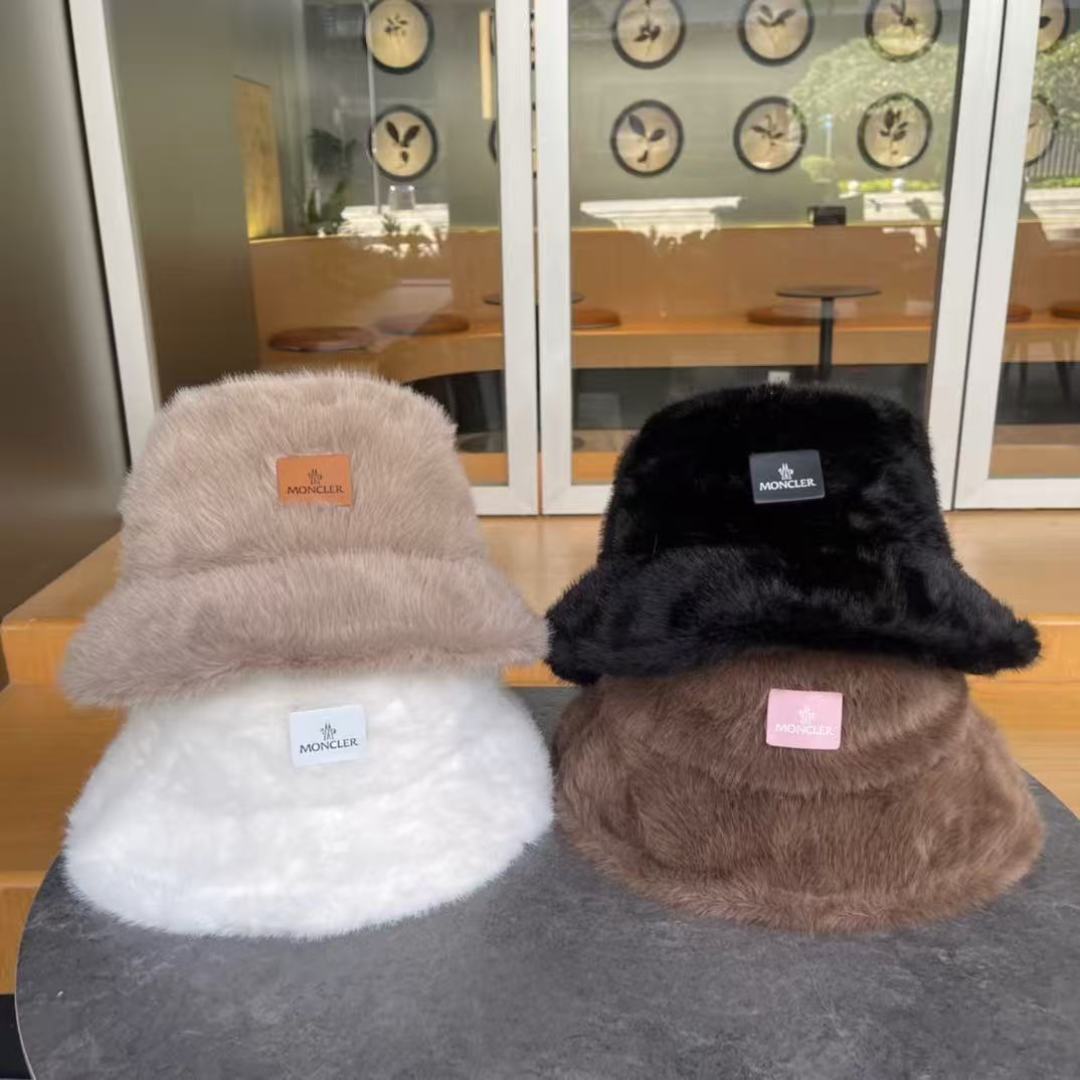 モンクレール 2025年秋冬新作「フリースカップドフェルトフィッシャーマンキャップ」  【極寒対応×スタイリッシュ】高級感ある加绒設計で冬の風を阻む