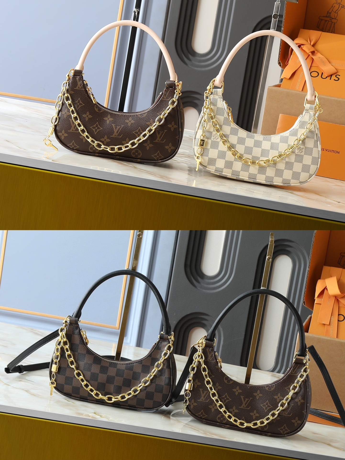 ルイ・ヴィトン「キャッチー サック XXS」モノグラム×牛革エッジ|モダンクラシックと機能性の融合