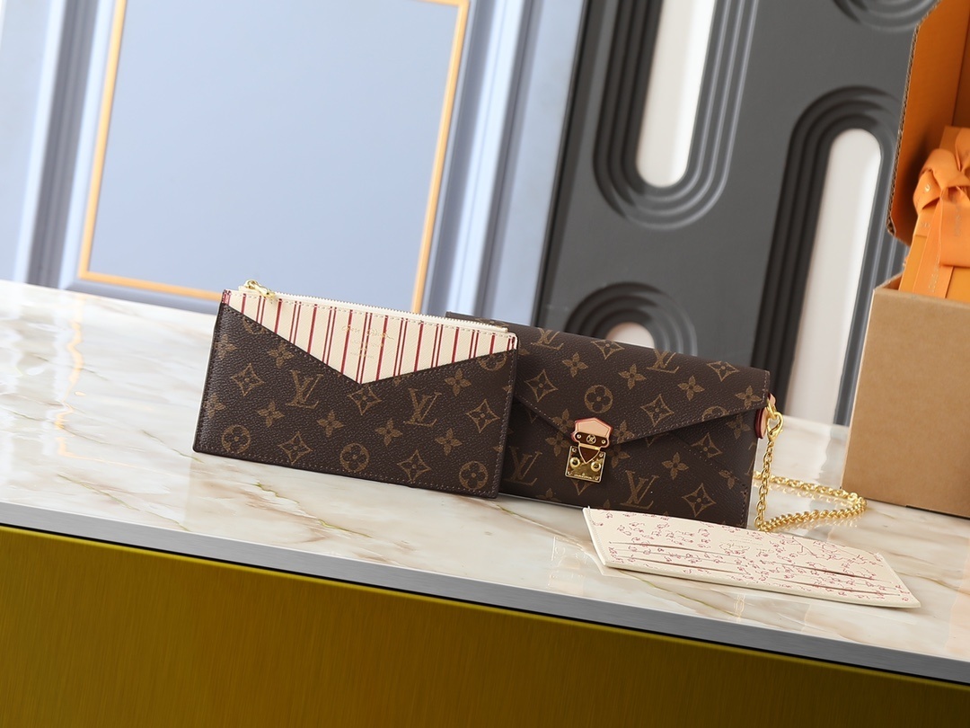 Louis Vuitton Kirigami Organizer マネークラッチ】日本の切り紙芸術にインスパイアされたモノグラムキャンバス:グレインドレザーの質感と多機能性を融合したコンパクトウォレット