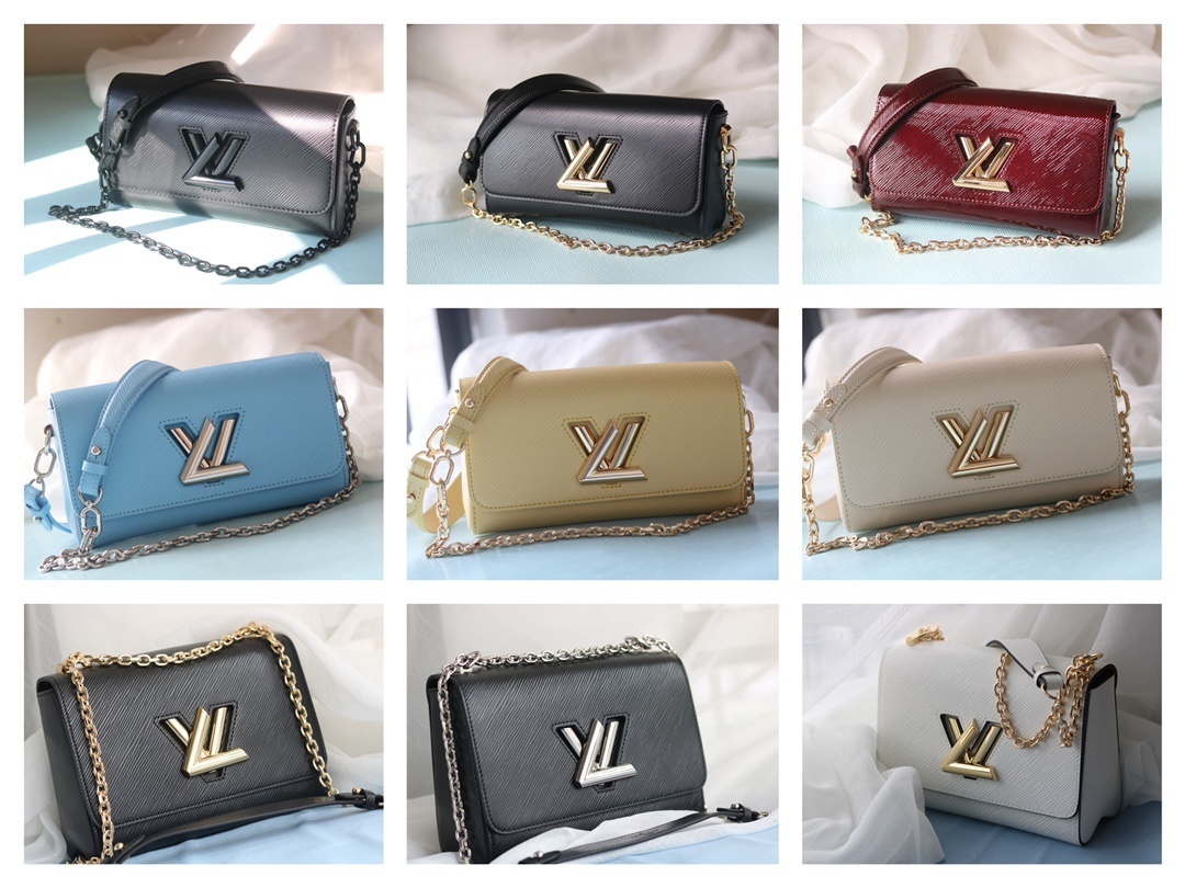 ルイ・ヴィトン TWIST WEST バッグ​​ 「ストレートシルエットに現代アクセント、エピ粒面革×LVツイストロックで新世代の実用美学」