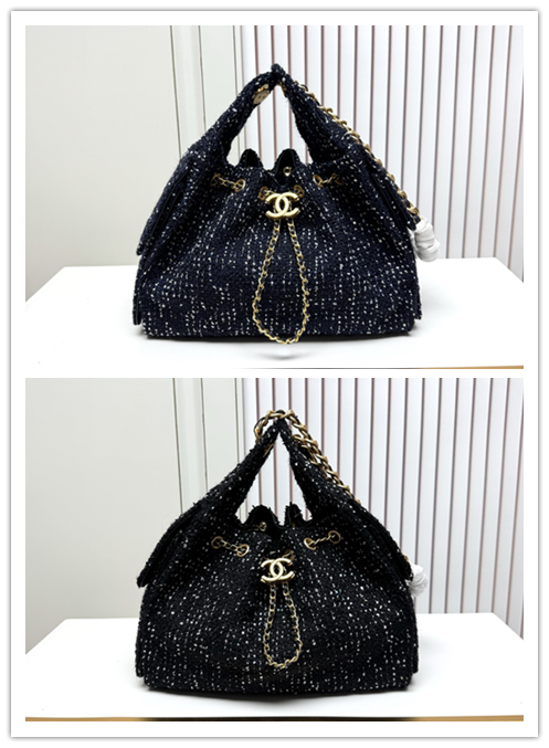 シャネル 25C ヴィンテージホーボー バッグ 「レトロゴールドコインバタン×ダイヤモンドグリッド、永遠のクラシックに革新を」