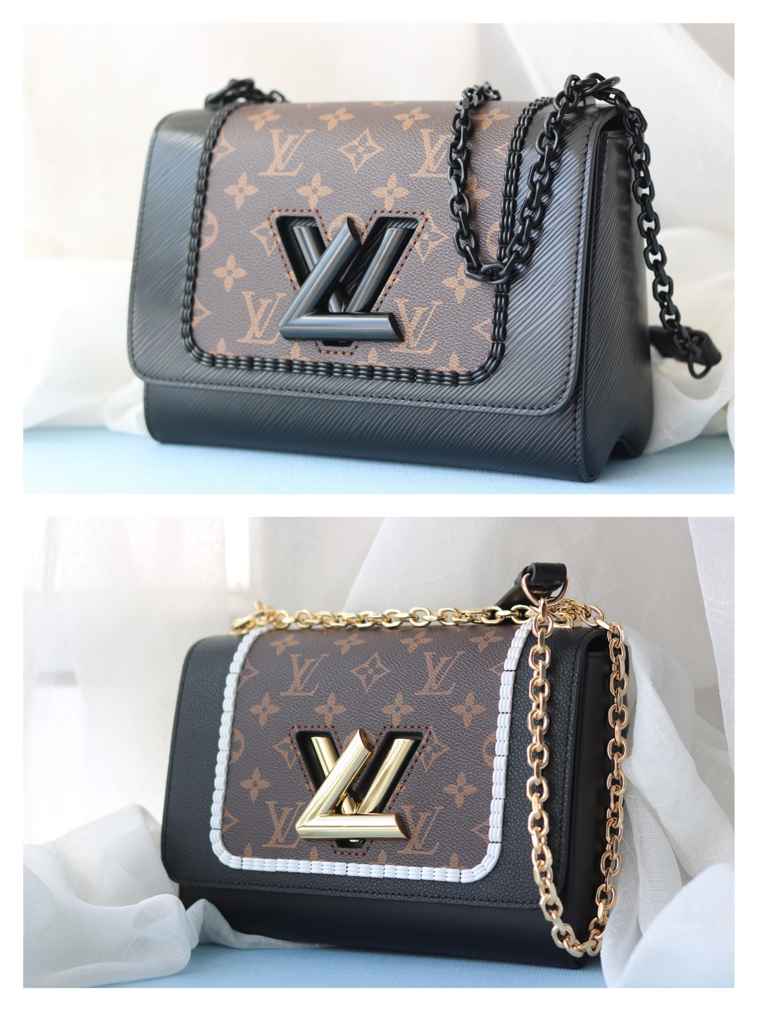 ルイ・ヴィトン 秋冬コレクション TWIST モノグラムトートバッグ​​ モノグラム帆布×ダイナミックツイストロック、シンプルさと機能性の完璧な融合