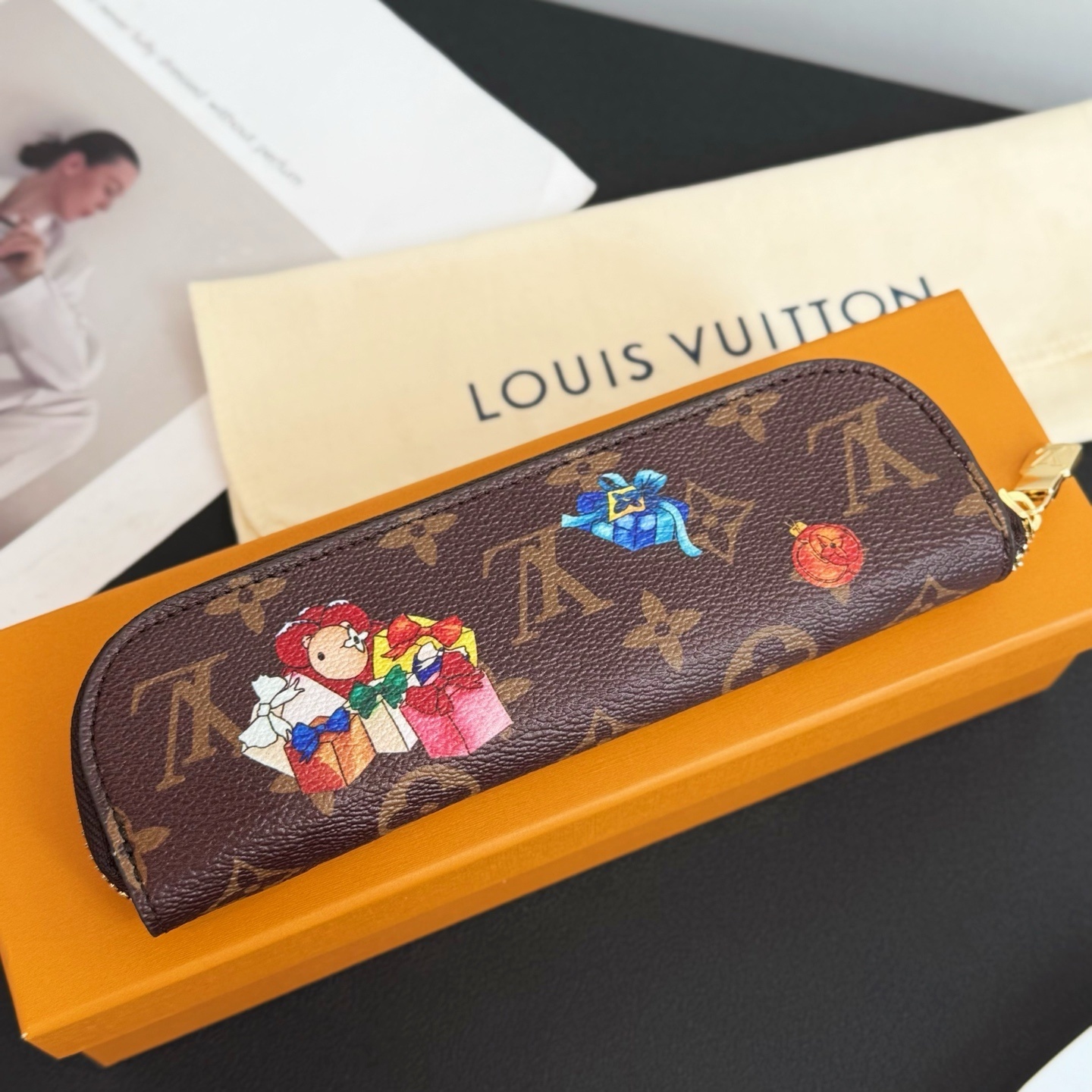 LV モノグラム帆布チャーロット筆袋 GI1194 （モノグラム帆布使用 / デスク＆バッグ