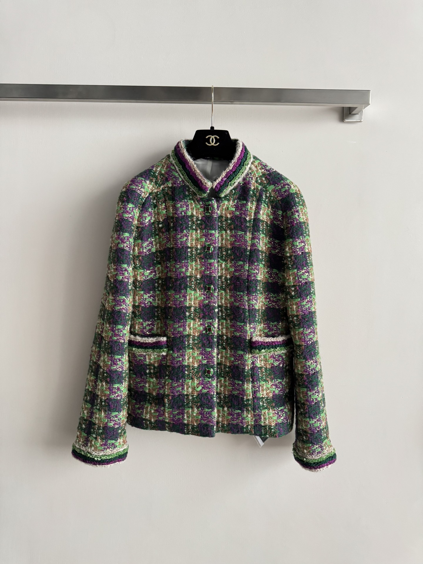 シャネル(CHANEL) 25年秋冬コレクション新作 フレンチシャネルスタイル チェックツイードジャケット