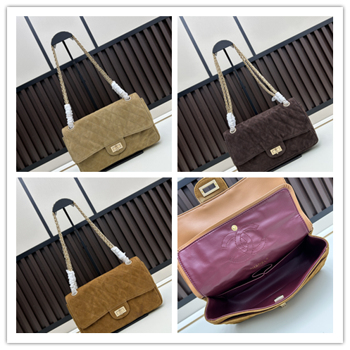 【シャネル】マットレトロ ハンドバッグ｜唯一無二のトレンド感 優雅な気品×落ち着き 肌映え＆気品引き立てる絶妙カラー 25cm 最上級羊皮製